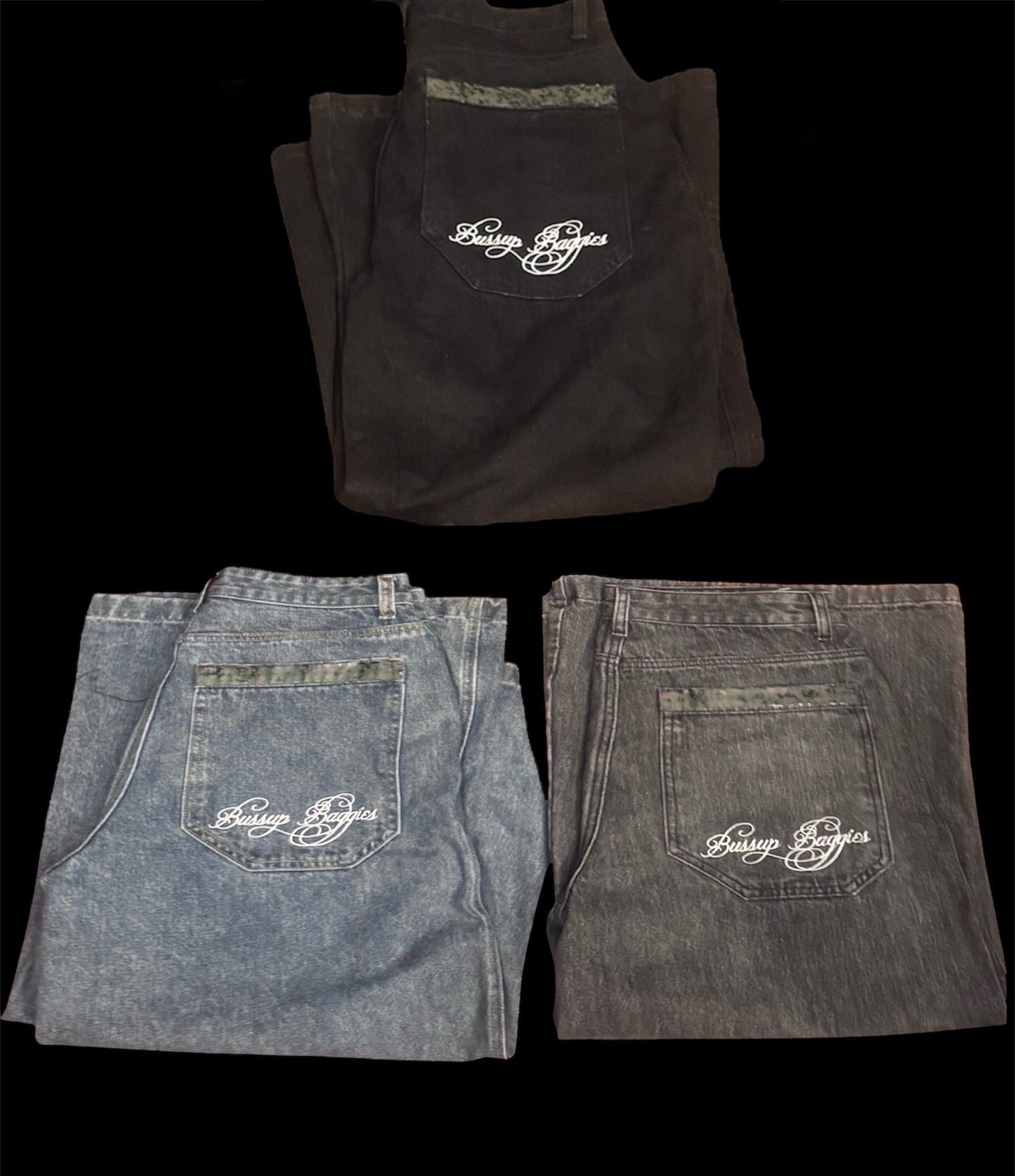 army camo pocket denim